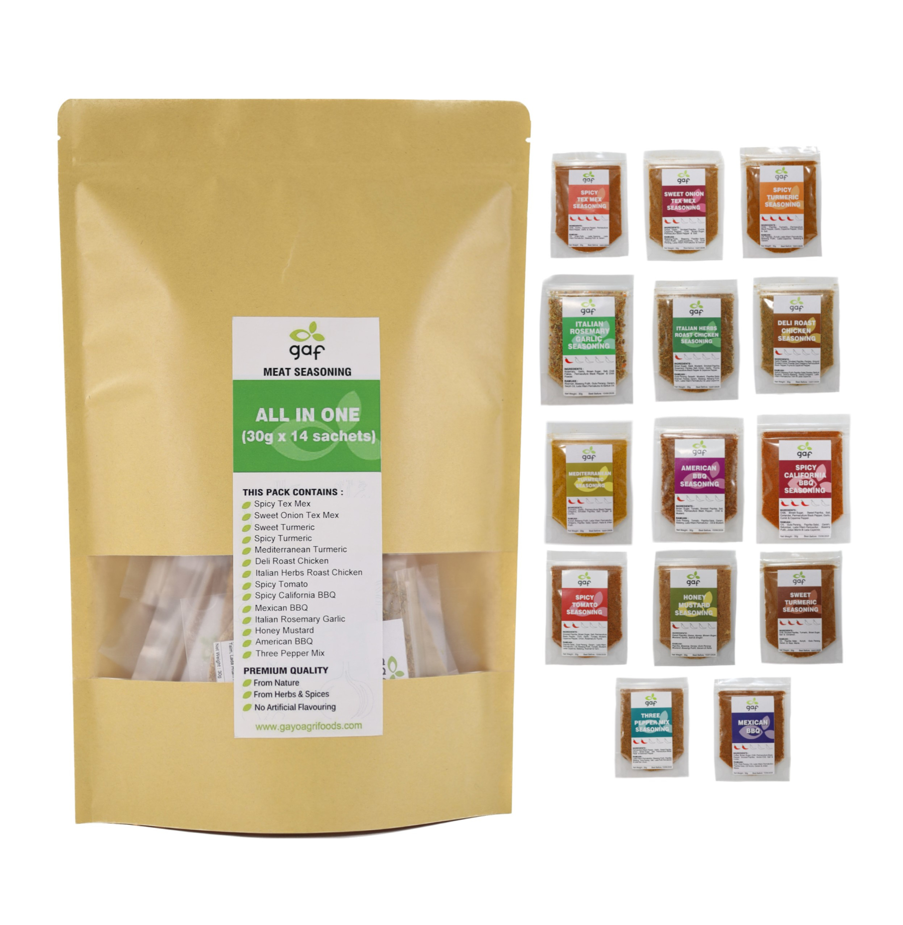 ALL IN ONE – 14 IN 1 (14X30G)