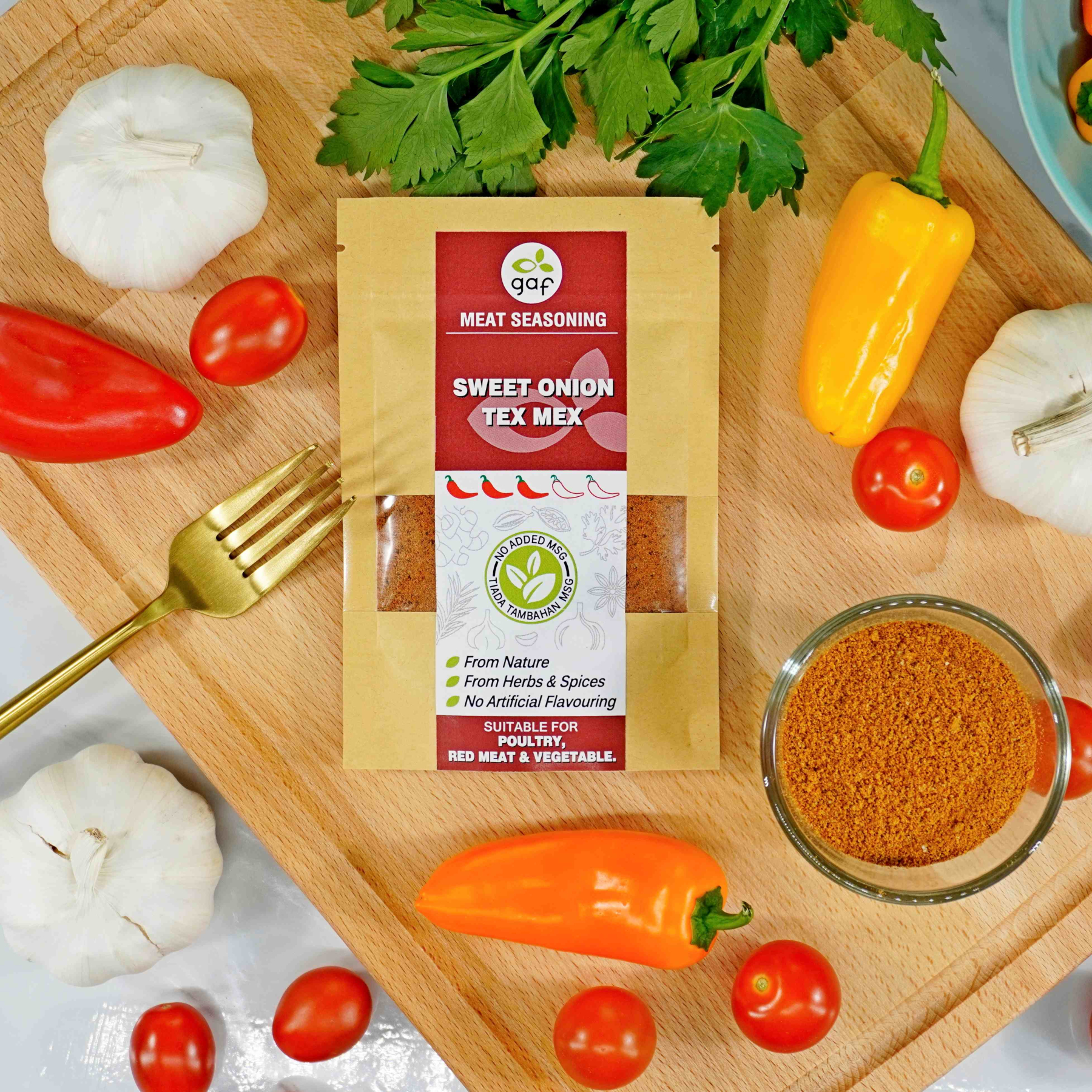 SWEET ONION TEX MEX SEASONING – 40G / 100G